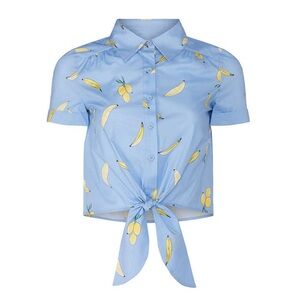 COPY - Milly Banana Print Bonnie Top